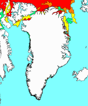 Iskort over Grønland