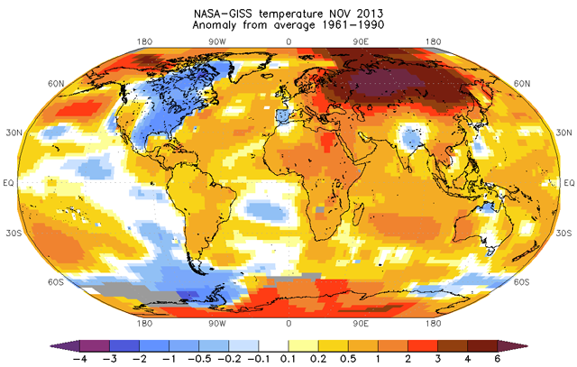 Globalt temperaturkort